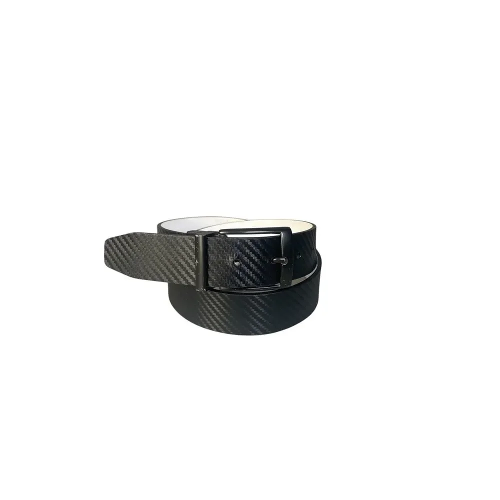 Nike Men’s Genuine Leather Carbon Fiber Belt Size-32